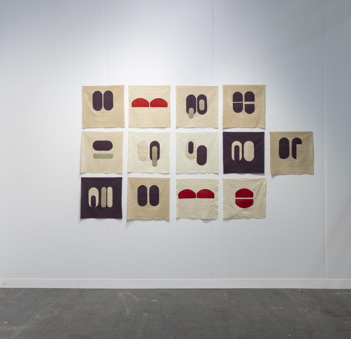 Ivan Gallery, Bucharest, booth P9, first time participation in the Armory Show 2019, textile work by Iulia Toma, photo credits Silvia Ros