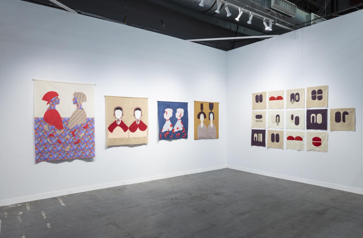 Ivan Gallery, Bucharest, booth P9, first time participation in the Armory Show 2019, works by Iulia Toma, photo credits Silvia Ros